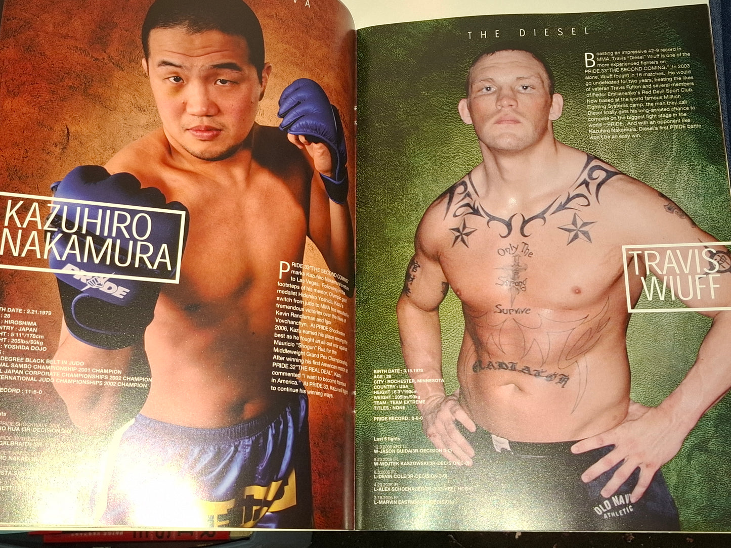 Pride FC 33 The Second Coming (USA) - Dan Henderson Vs Wanderlei Silva (2007) - Official Event Program