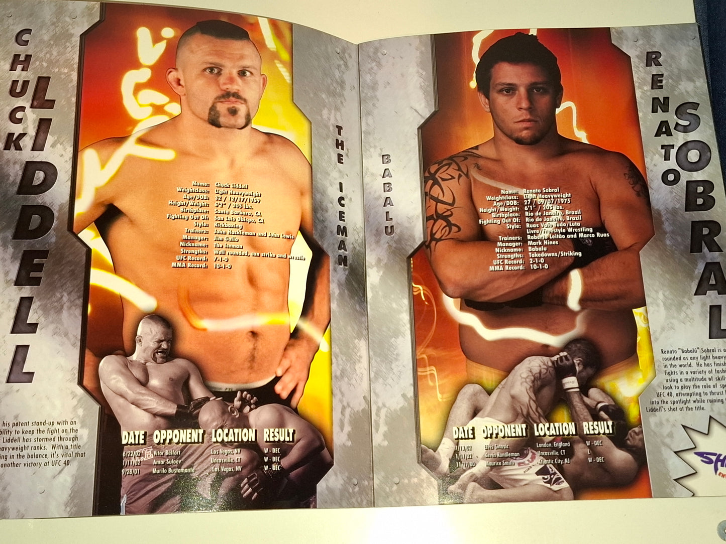 UFC 40: Vendetta - Ken Shamrock Vs Kimo - Official Event Program (2002)