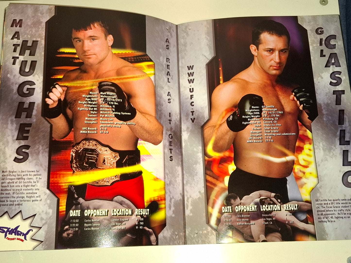 UFC 40: Vendetta - Ken Shamrock Vs Kimo - Official Event Program (2002)