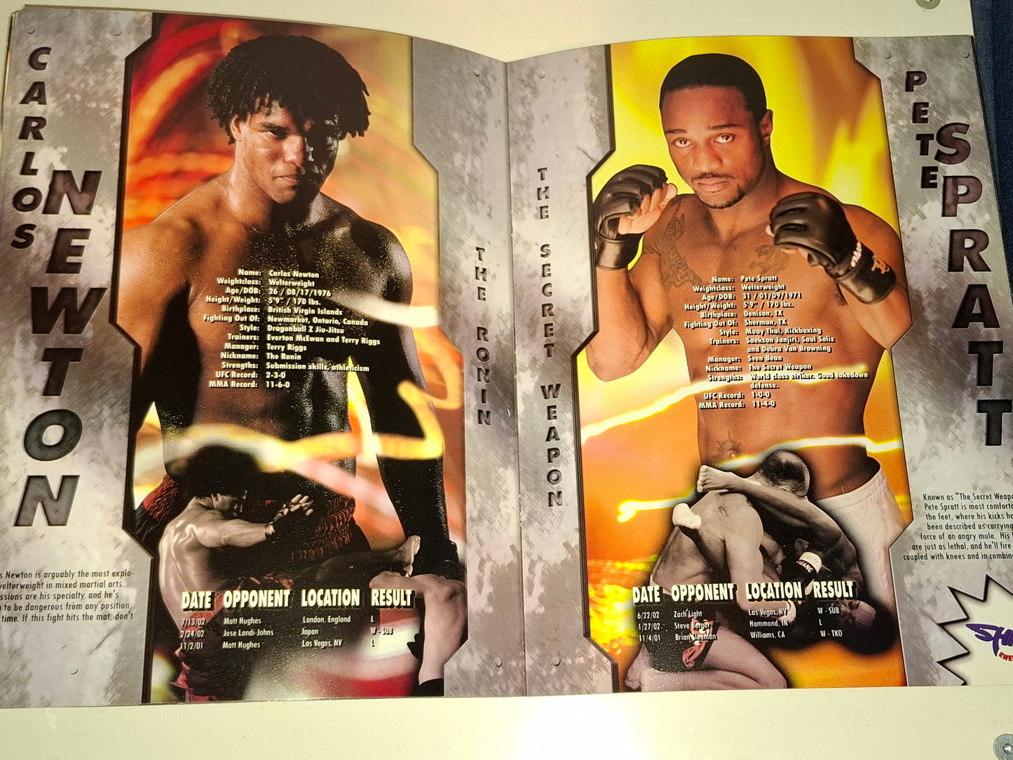 UFC 40: Vendetta - Ken Shamrock Vs Kimo - Official Event Program (2002)