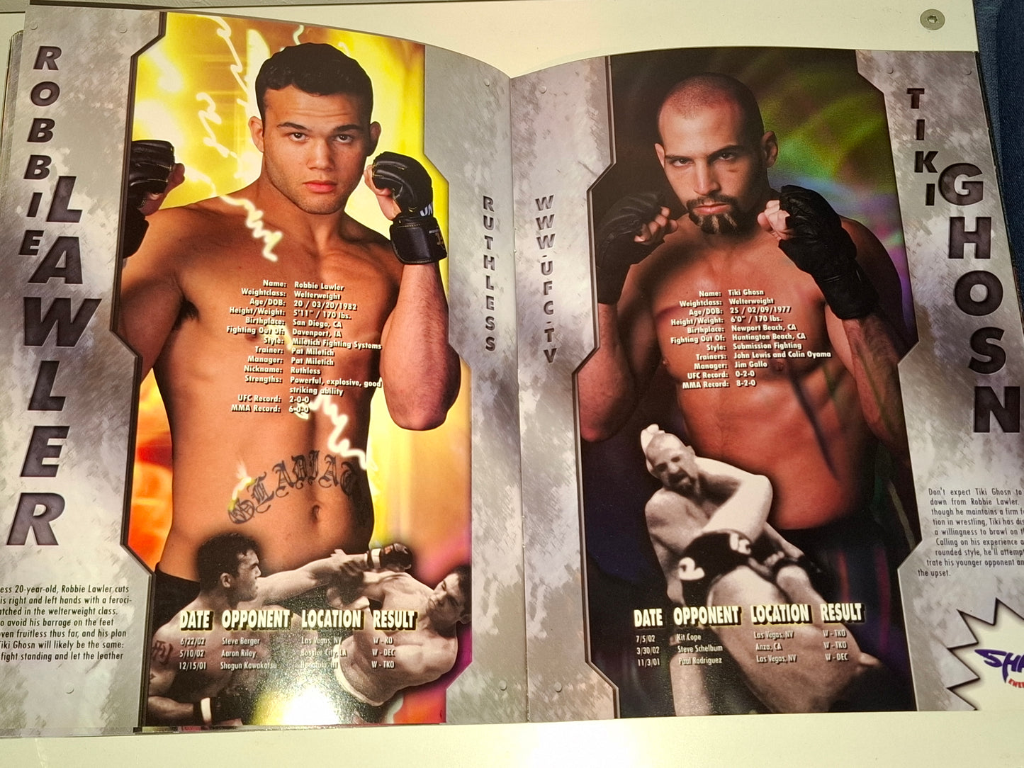 UFC 40: Vendetta - Ken Shamrock Vs Kimo - Official Event Program (2002)