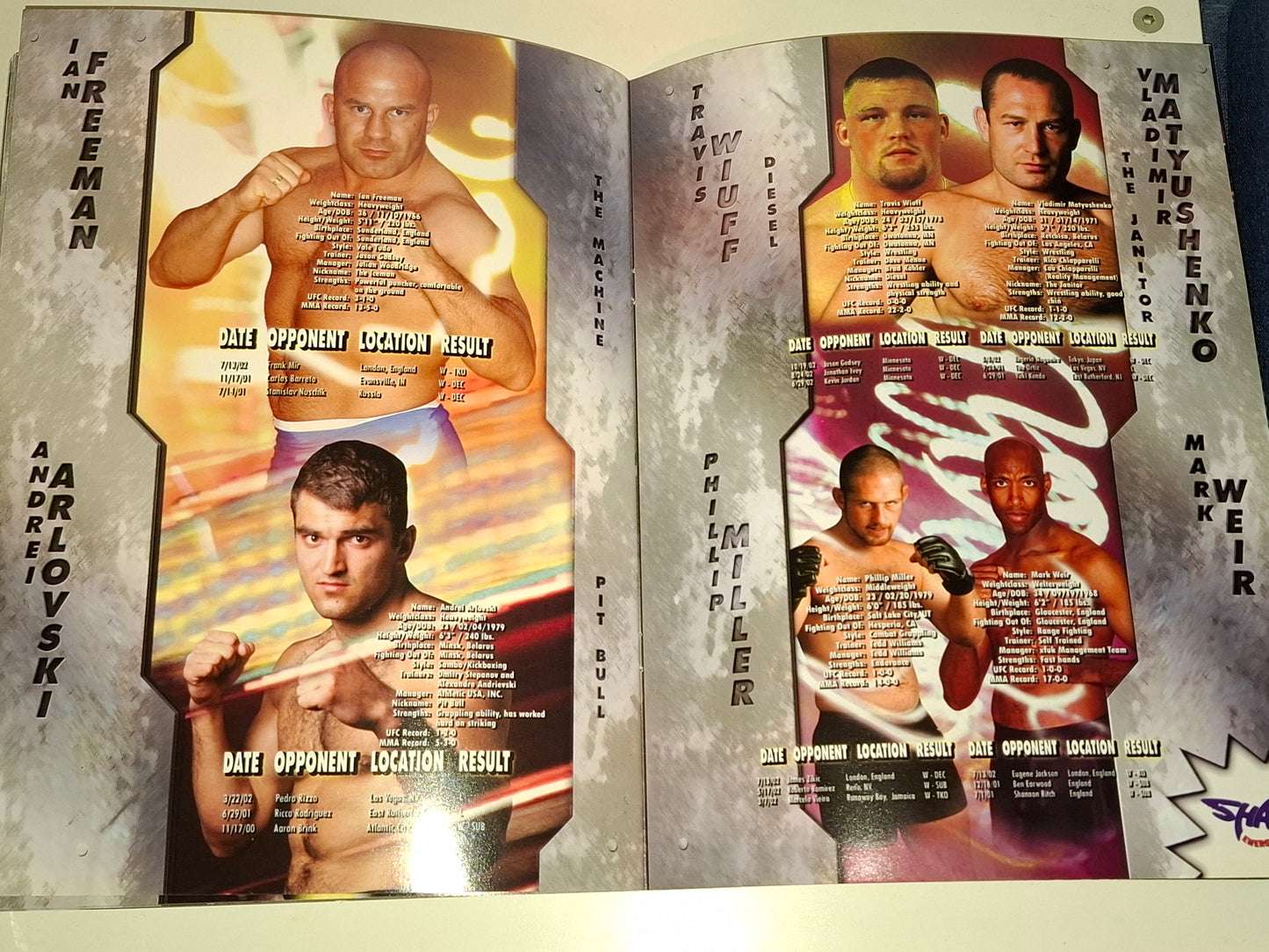 UFC 40: Vendetta - Ken Shamrock Vs Kimo - Official Event Program (2002)