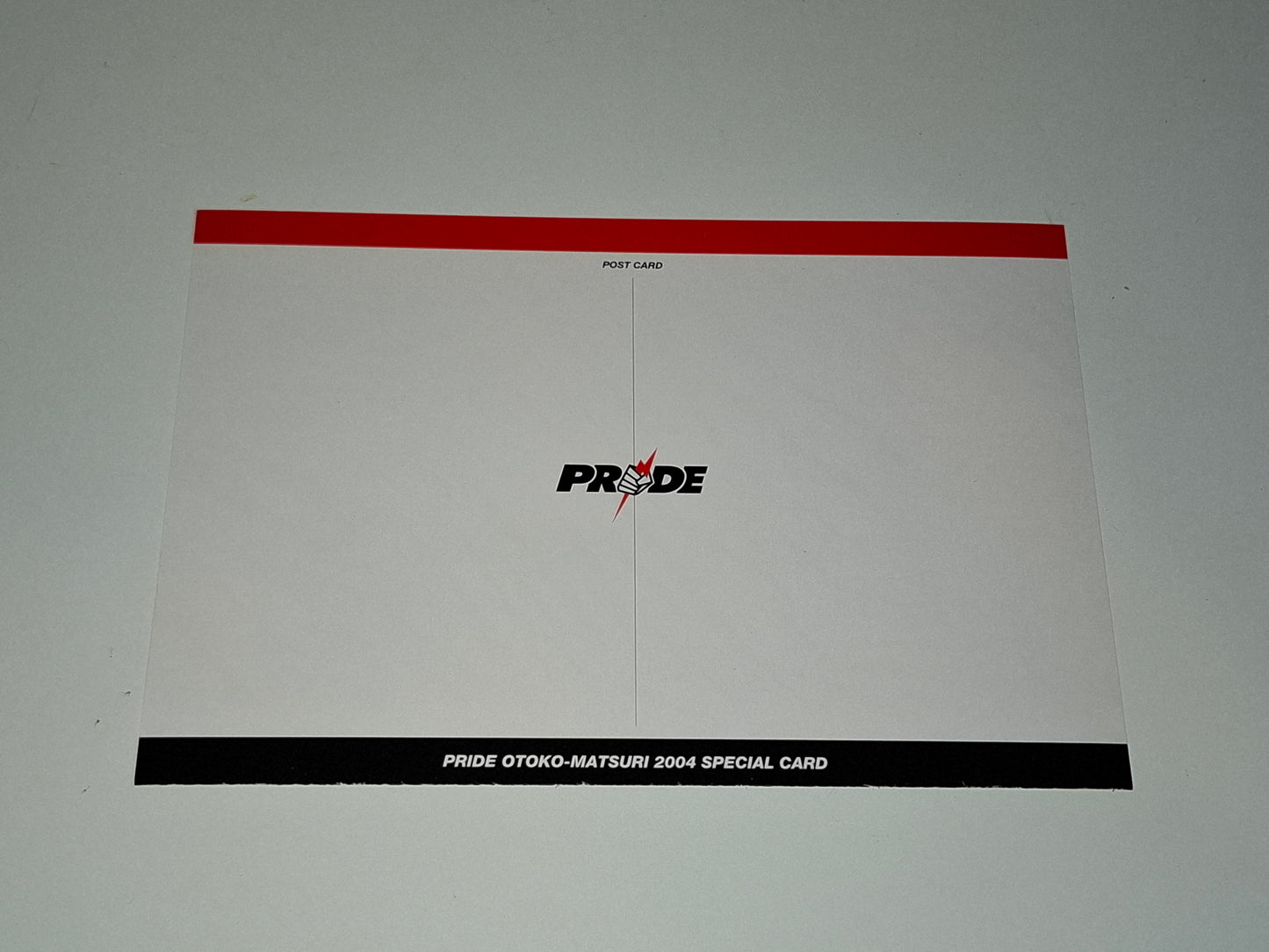 PRIDE Fighting Championship Otoko Matsuri 2004 Collectable Postcard - Pride FC Ring Girl Mikiko