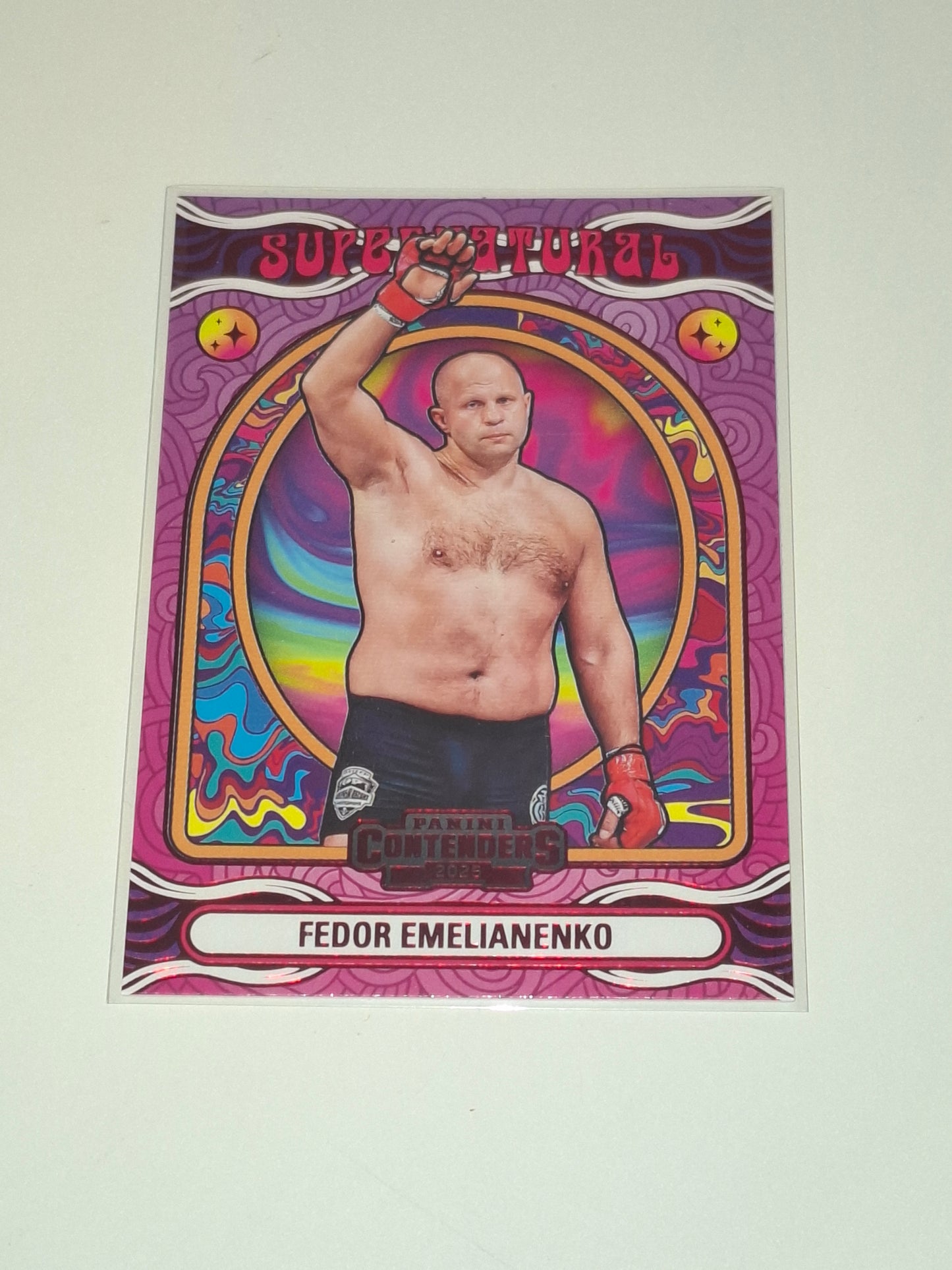 2025 Panini PFL Contenders Trading Card - Supernatural Red - #07 - Fedor Emelianenko