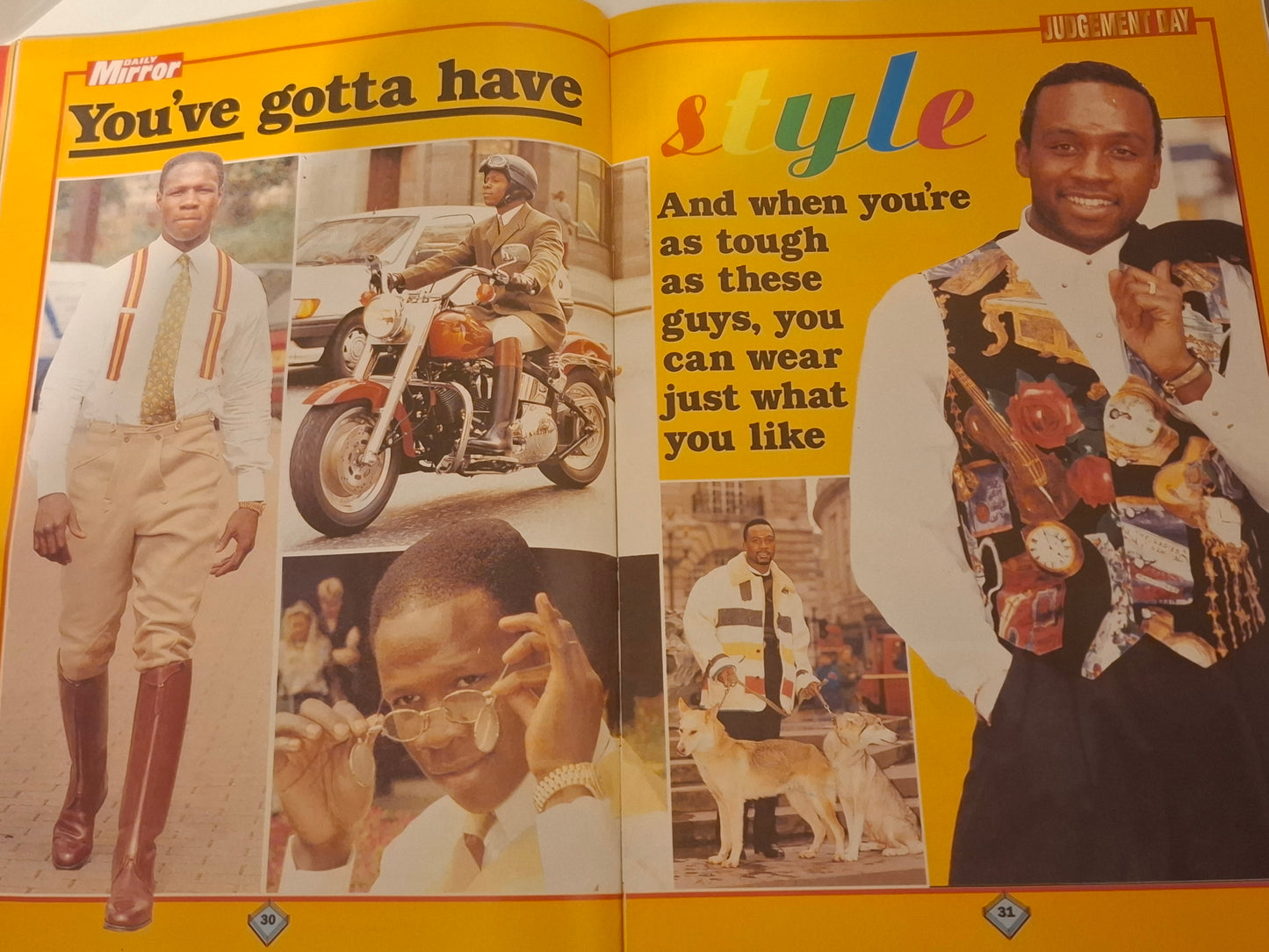 Nigel Benn Vs Chris Eubank 2 "Judgement Day" - Official Boxing Event Program (1993)
