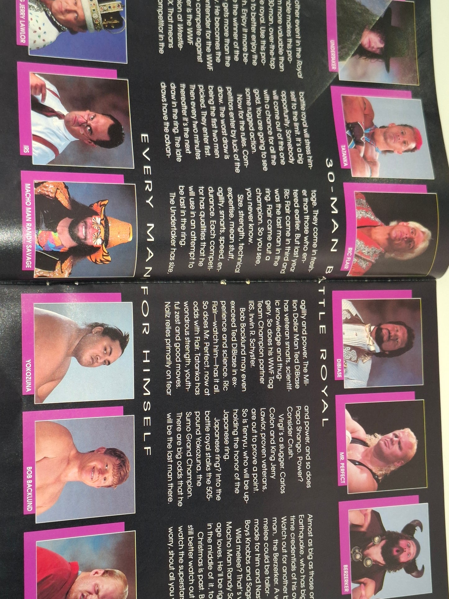 WWF Wrestling - Royal Rumble 93 - Official Event Program (1993)