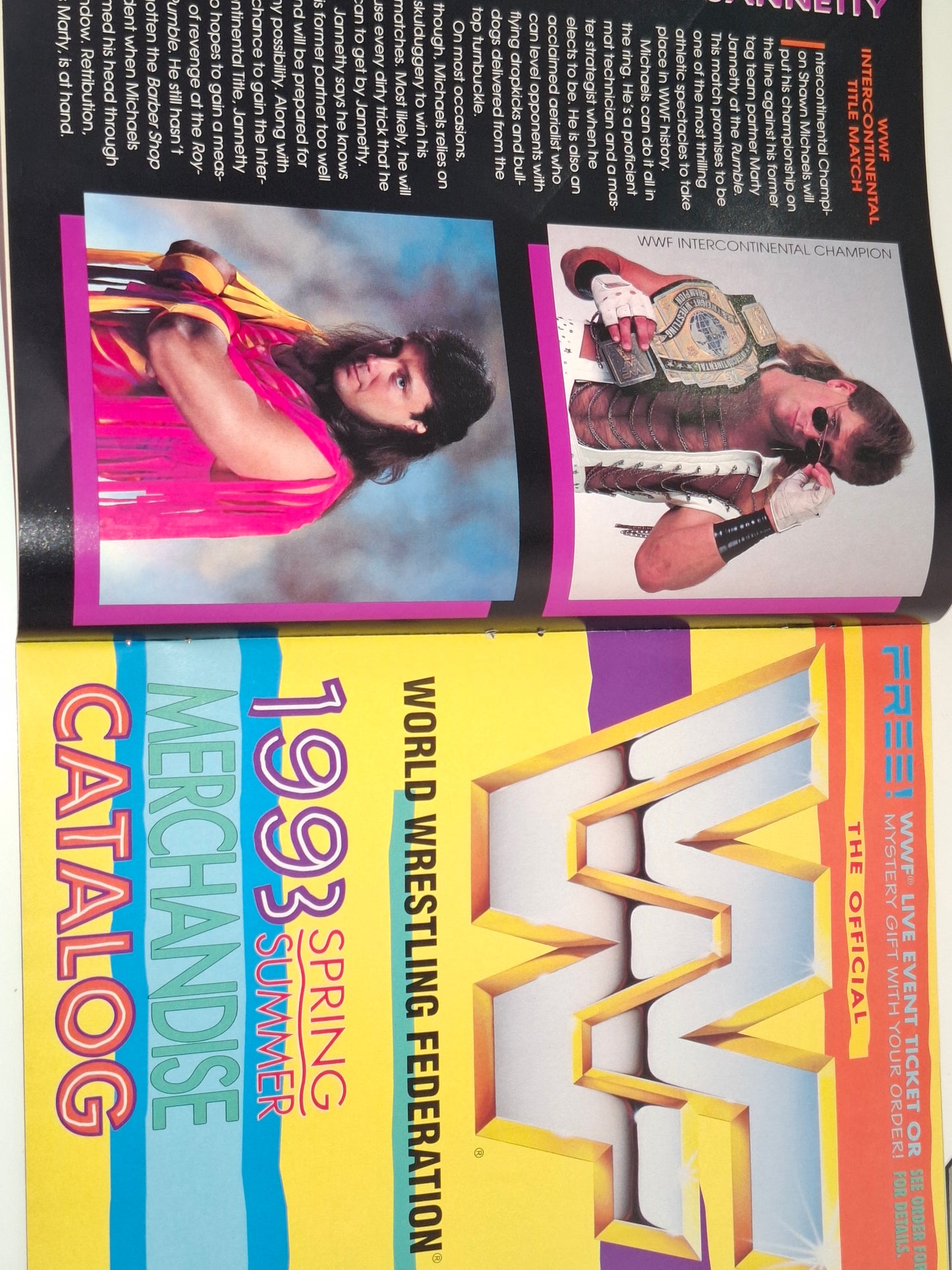 WWF Wrestling - Royal Rumble 93 - Official Event Program (1993)