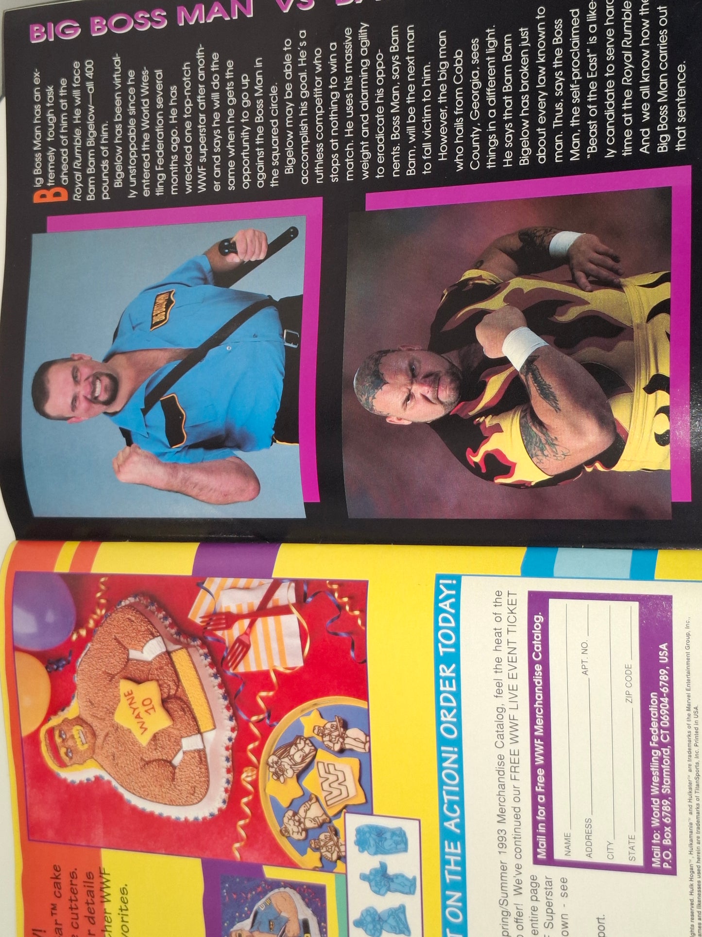 WWF Wrestling - Royal Rumble 93 - Official Event Program (1993)
