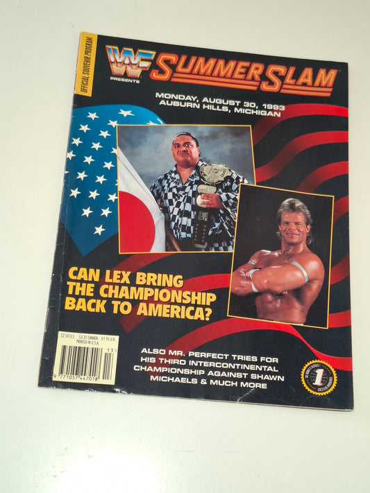 WWF Wrestling - SummerSlam 93 - Official Event Program (1993)