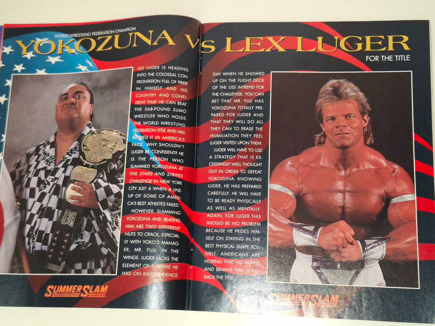 WWF Wrestling - SummerSlam 93 - Official Event Program (1993)
