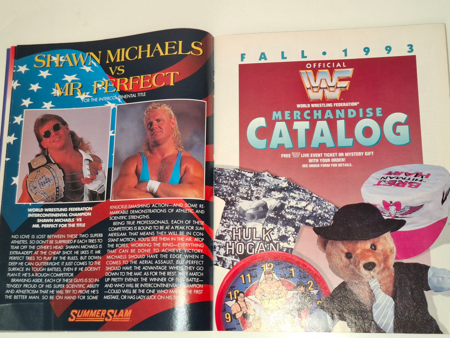 WWF Wrestling - SummerSlam 93 - Official Event Program (1993)