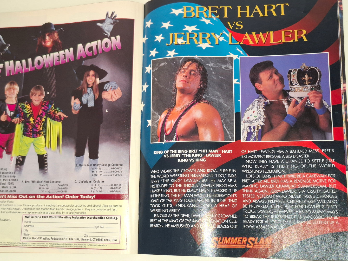 WWF Wrestling - SummerSlam 93 - Official Event Program (1993)