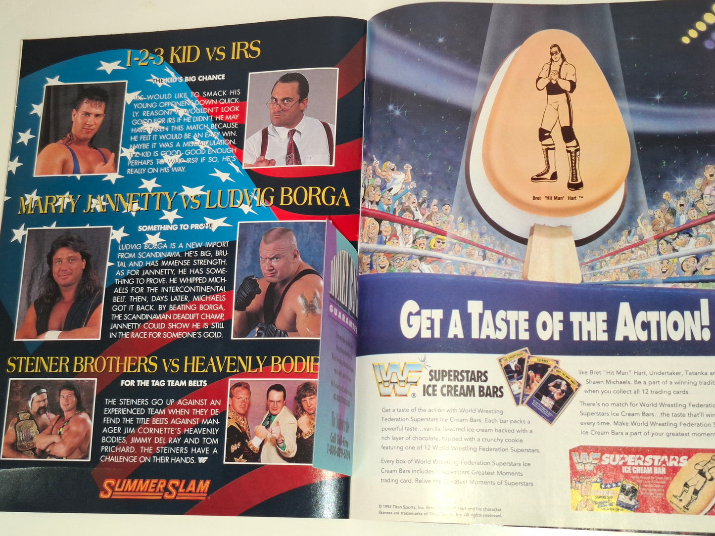 WWF Wrestling - SummerSlam 93 - Official Event Program (1993)