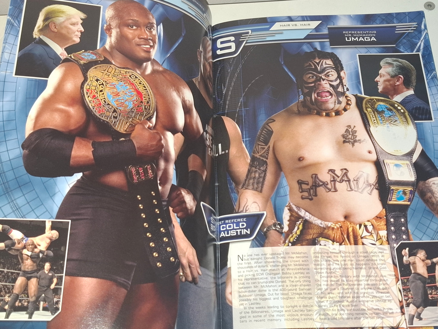 WWF / WWE Wrestling - Wrestlemania 23 - Official Event Program (2007)