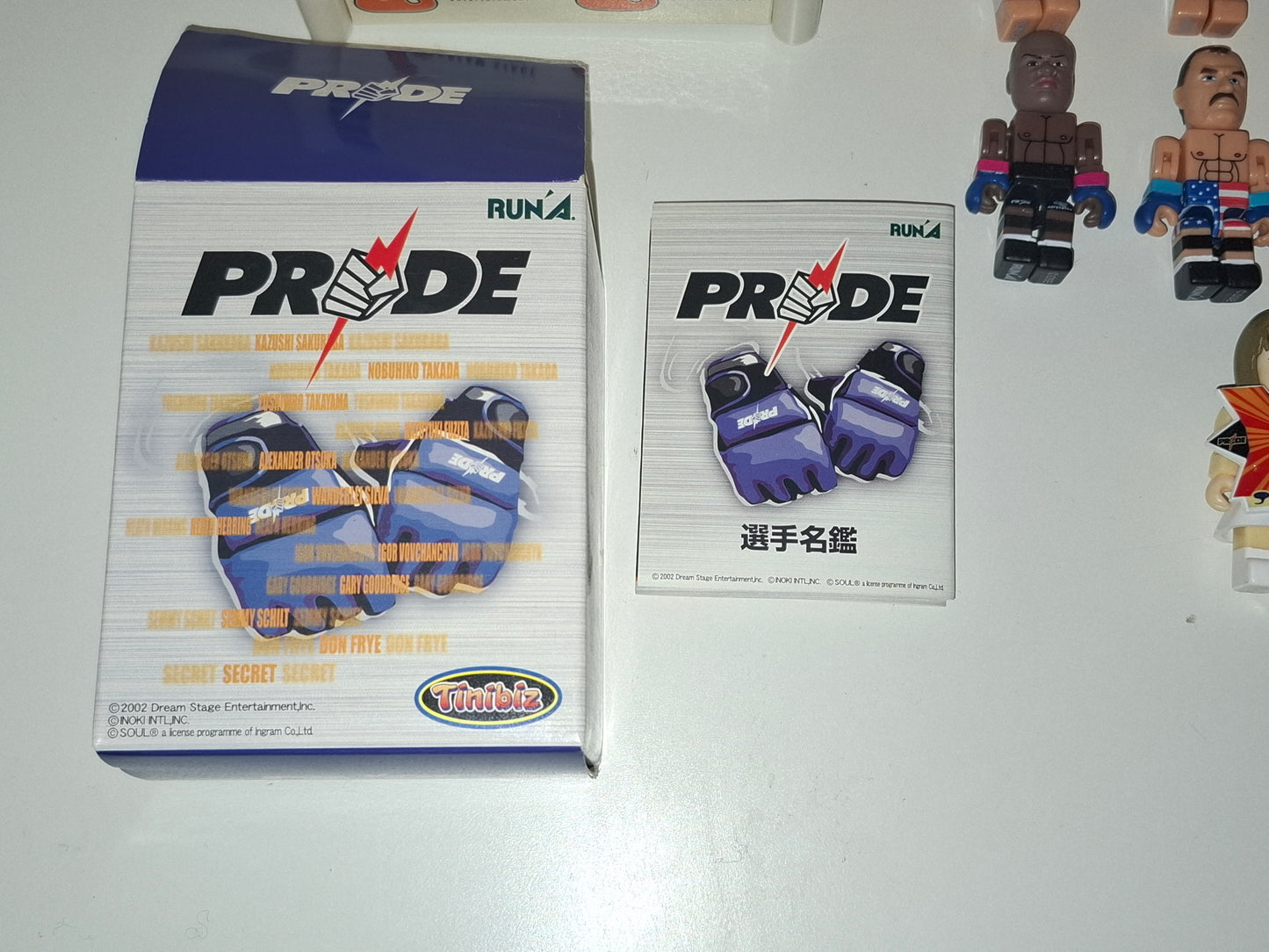 Pride FC Tinibiz Run'A Collectible Minifigure Set with Ring (2002)