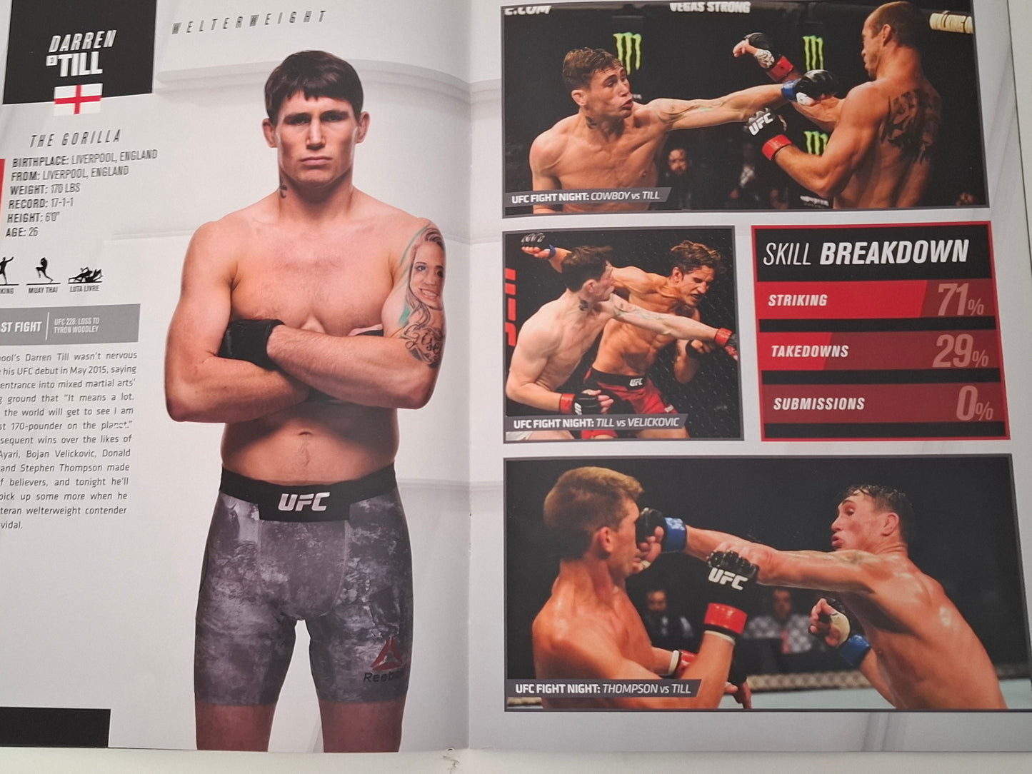 UFC Fight Night 147 (UK) - Till Vs Masvidal - Official Event Program (2019)