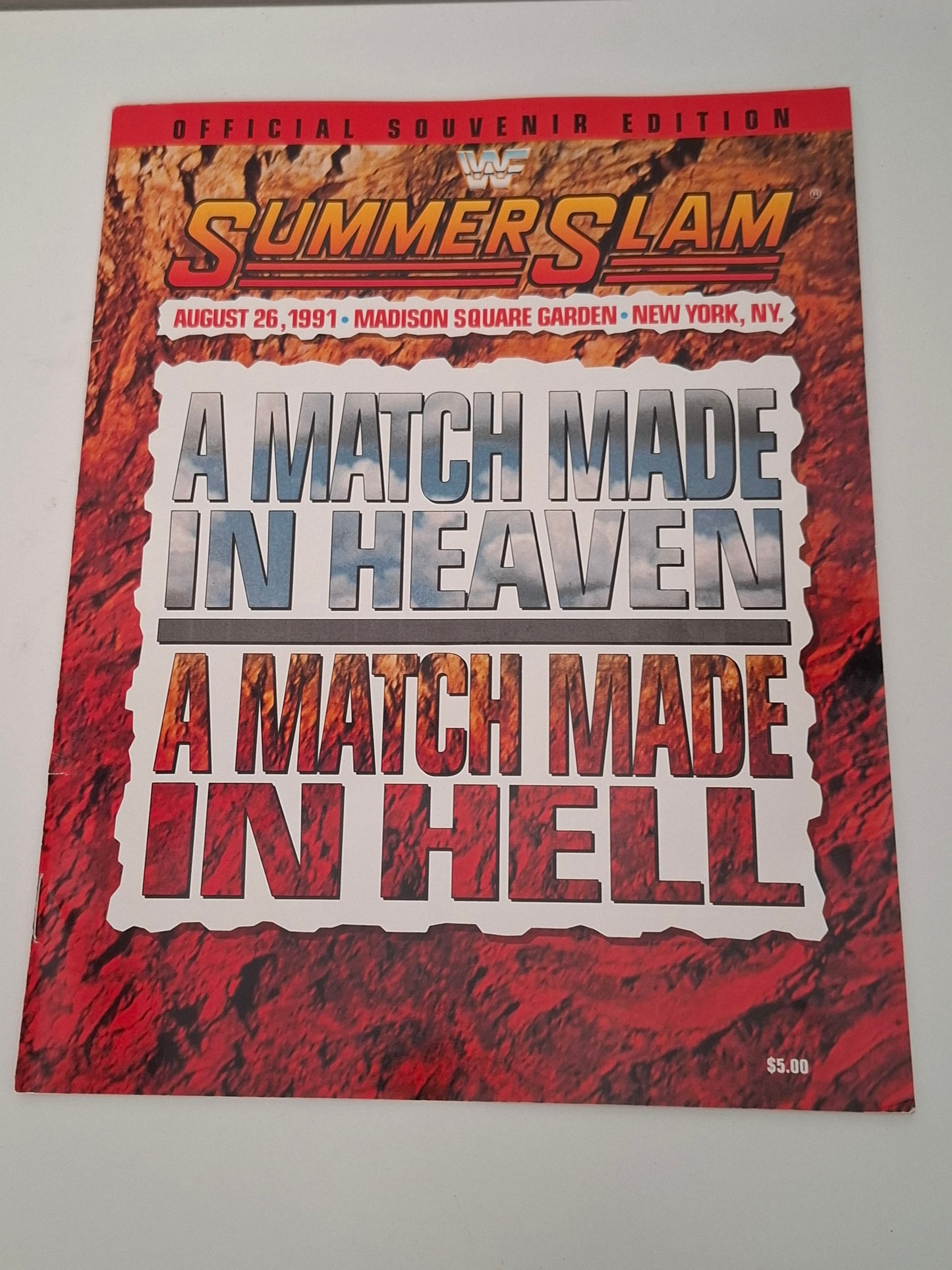WWF Wrestling - SummerSlam 91 - Official Event Program (1991)