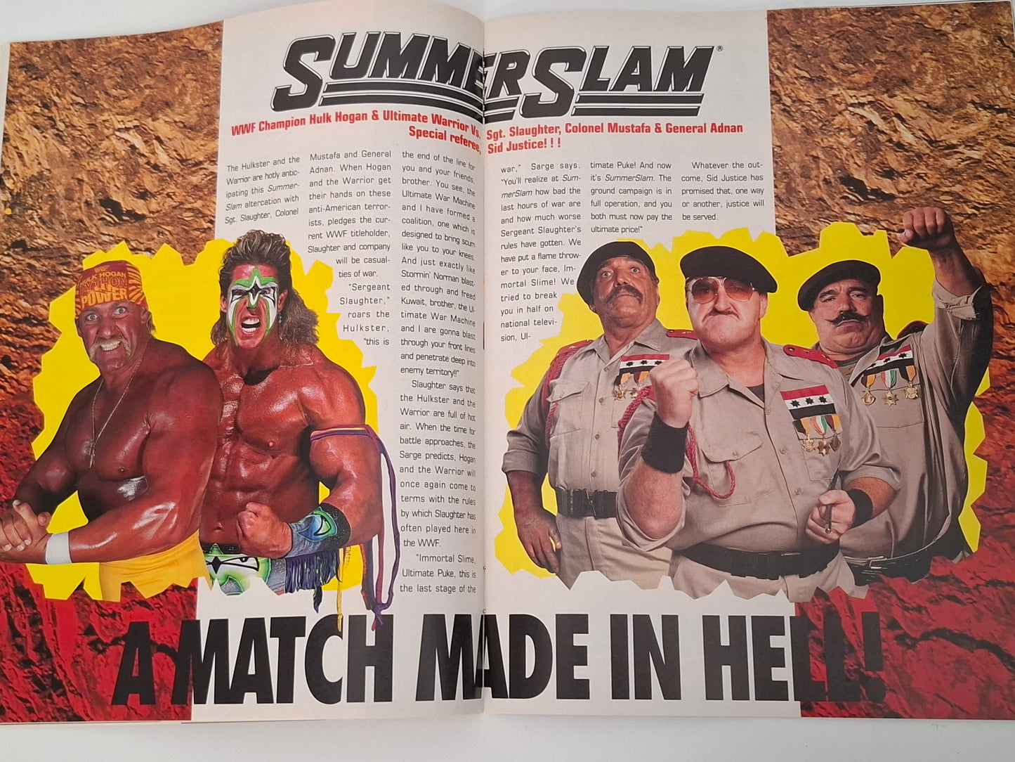 WWF Wrestling - SummerSlam 91 - Official Event Program (1991)