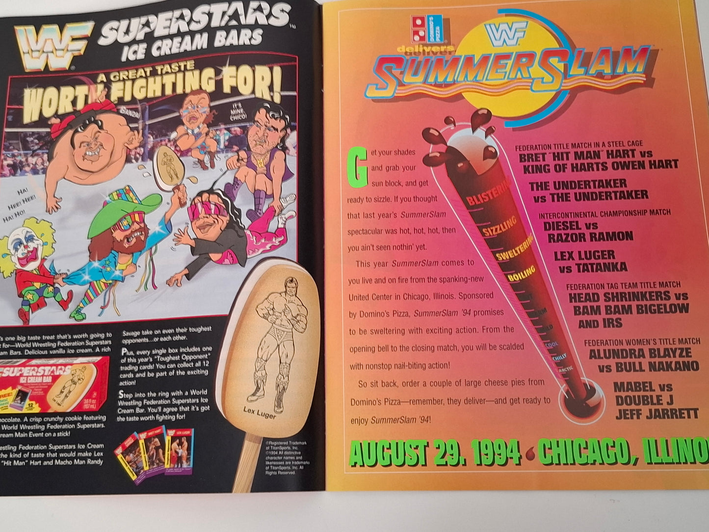 WWF Wrestling - SummerSlam 94 - Official Event Program (1994)