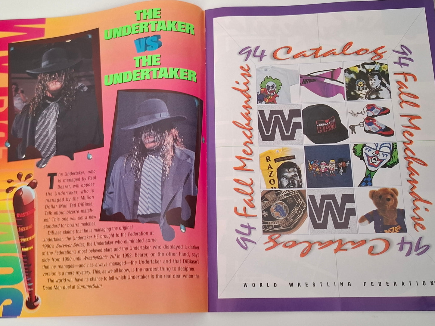 WWF Wrestling - SummerSlam 94 - Official Event Program (1994)