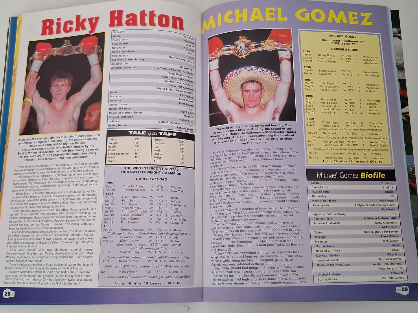 Mike Tyson Vs Julius francis - Official Boxing Event Program (2000)