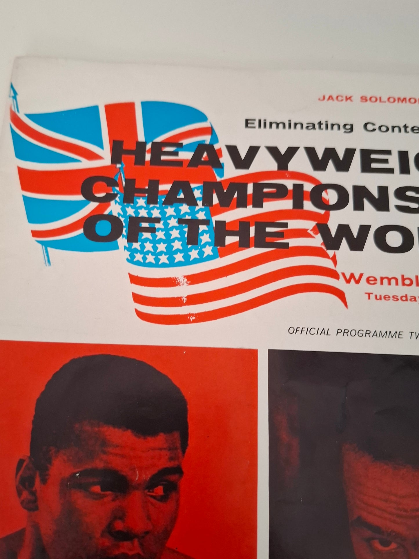 Cassius Clay (Muhammad Ali) Vs Henry Cooper - Official Boxing Event Program (1963)