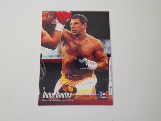 Duke Roufus - Official Trading Card - #027 - K-1 Kickboxing Epoch Set (2001)