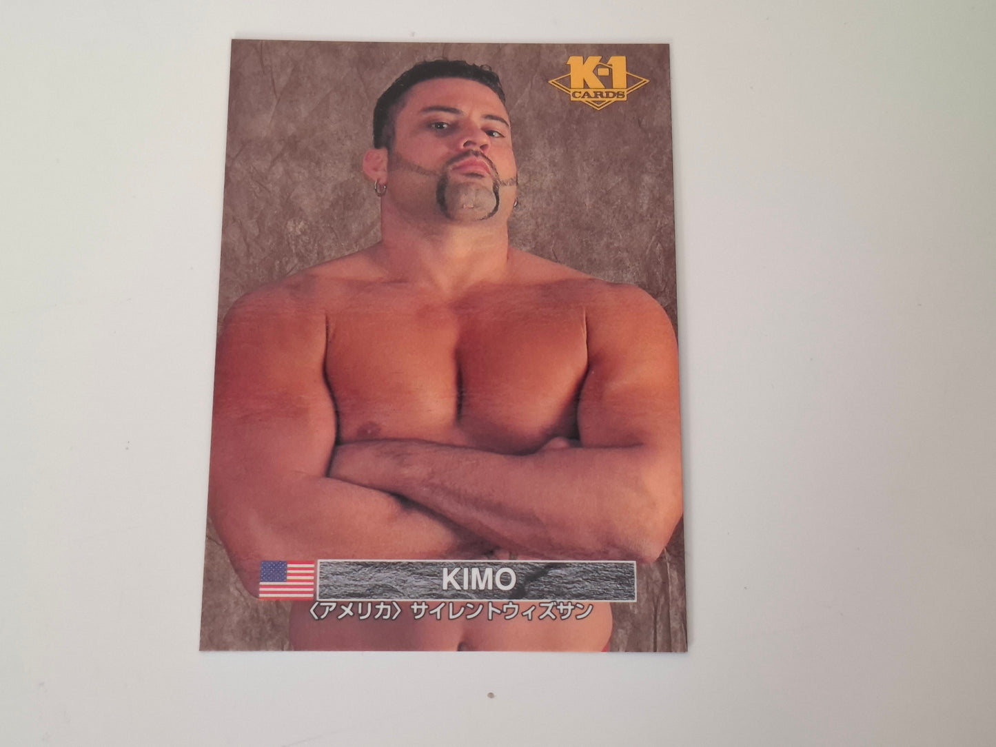 Kimo Leopoldo - Official Trading Card - #17 - K-1 Kickboxing Bandai Set (1997)
