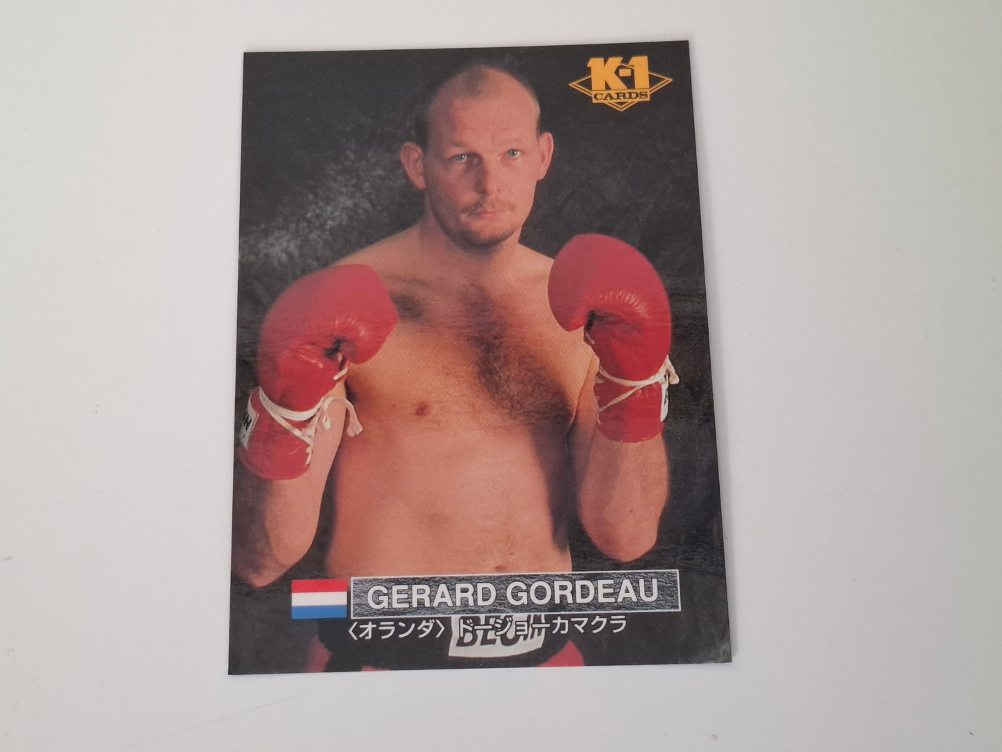 Gerard Gordeau - Official Trading Card - #27 - K-1 Kickboxing Bandai Set (1997)