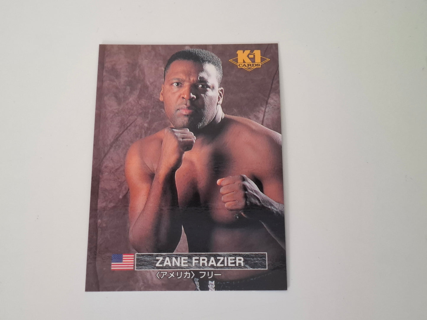Zane Frazier - Official Trading Card - #34 - K-1 Kickboxing Bandai Set (1997)