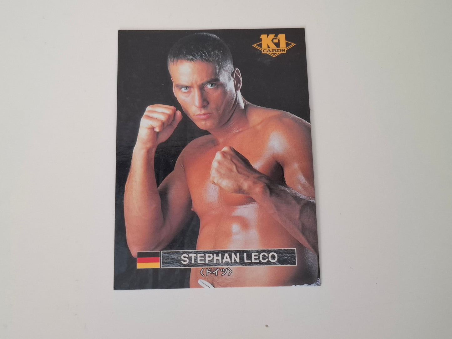 Stefan Leko - Official Trading Card - #37 - K-1 Kickboxing Bandai Set (1997)
