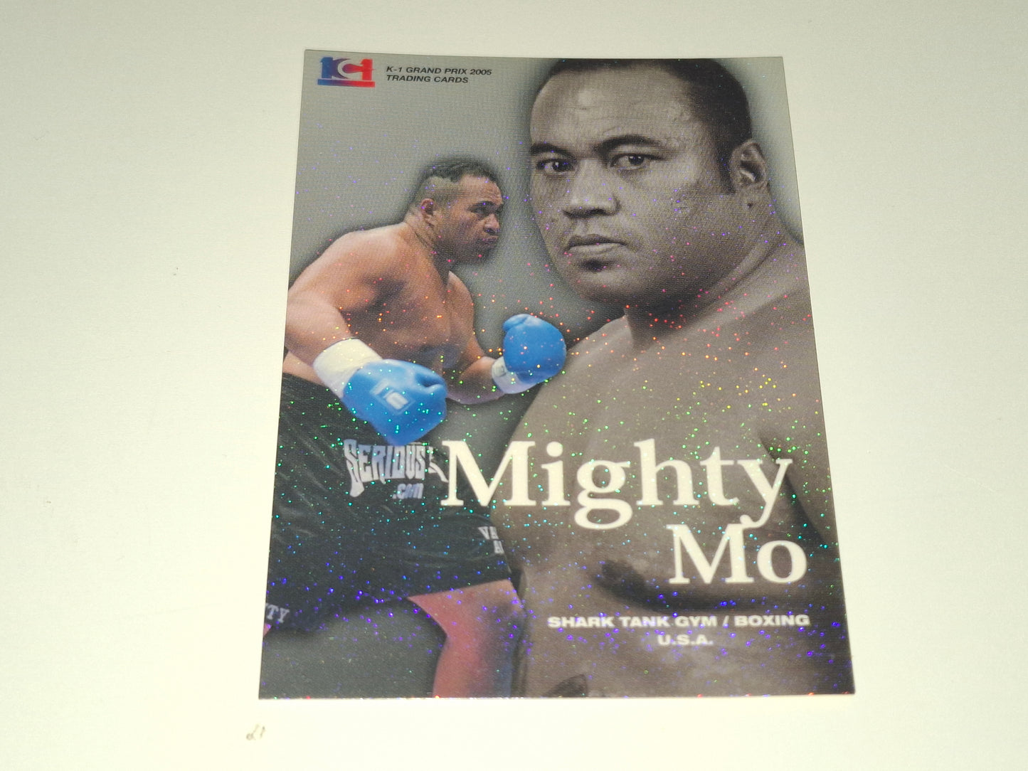"Mighty" Mo Siliga - Official Trading Card - #12 "Sparkle" - K-1 Kickboxing Epoch Set (2005)