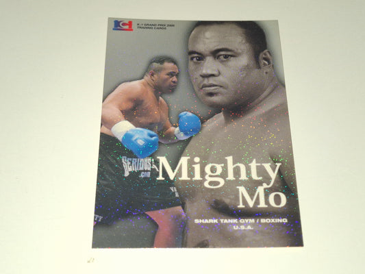 "Mighty" Mo Siliga - Official Trading Card - #12 "Sparkle" - K-1 Kickboxing Epoch Set (2005)