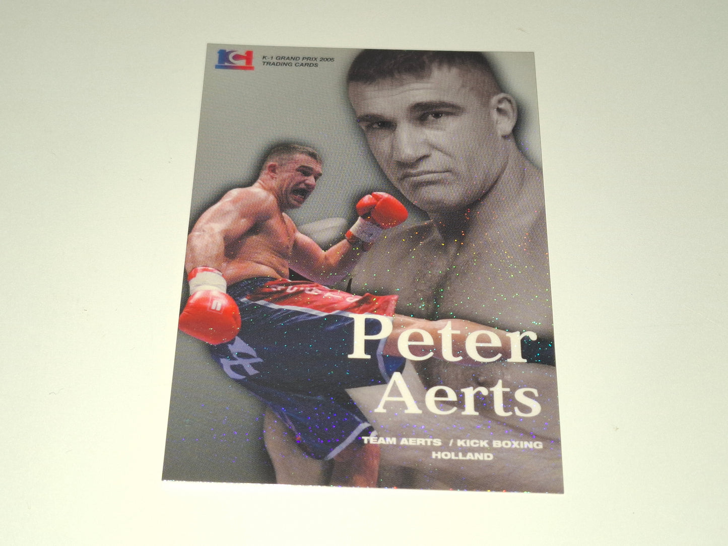 Peter Aerts - Official Trading Card - #14 "Sparkle" - K-1 Kickboxing Epoch Set (2005)