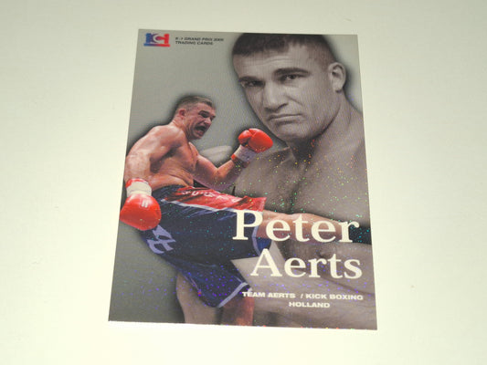 Peter Aerts - Official Trading Card - #14 "Sparkle" - K-1 Kickboxing Epoch Set (2005)