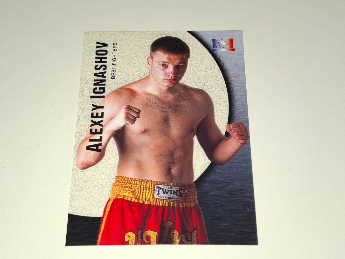 Alexey Ignashov - Official Trading Card - #SPB-01 - K-1 Kickboxing Epoch Set (2001)