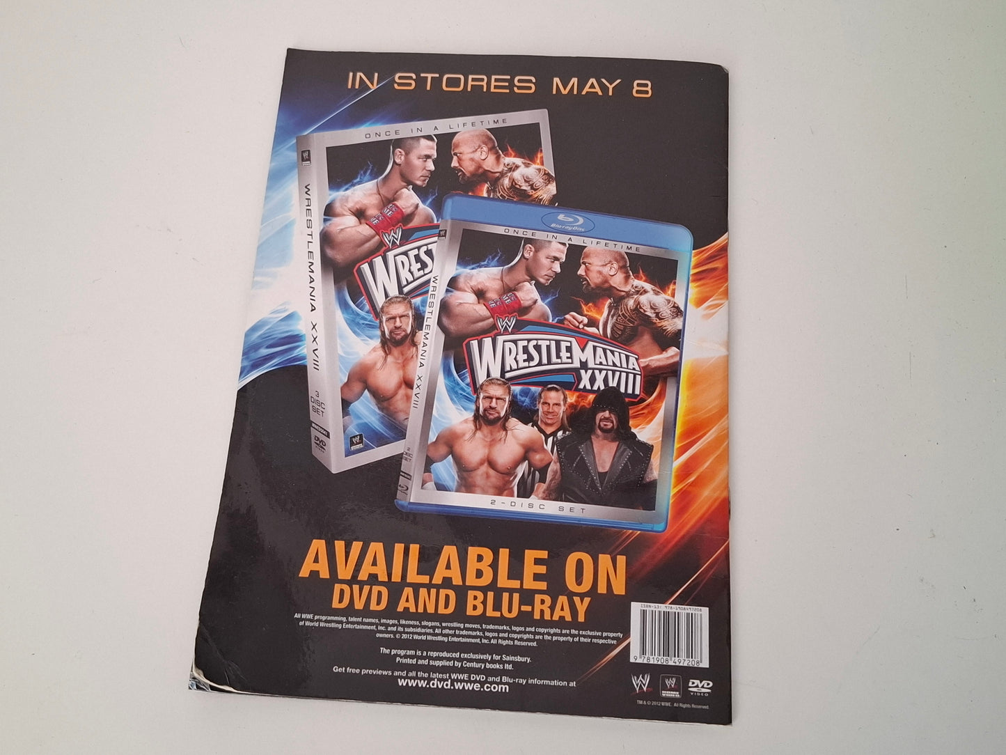 WWF / WWE Wrestling - Wrestlemania 28 - Official Event Program (2012)