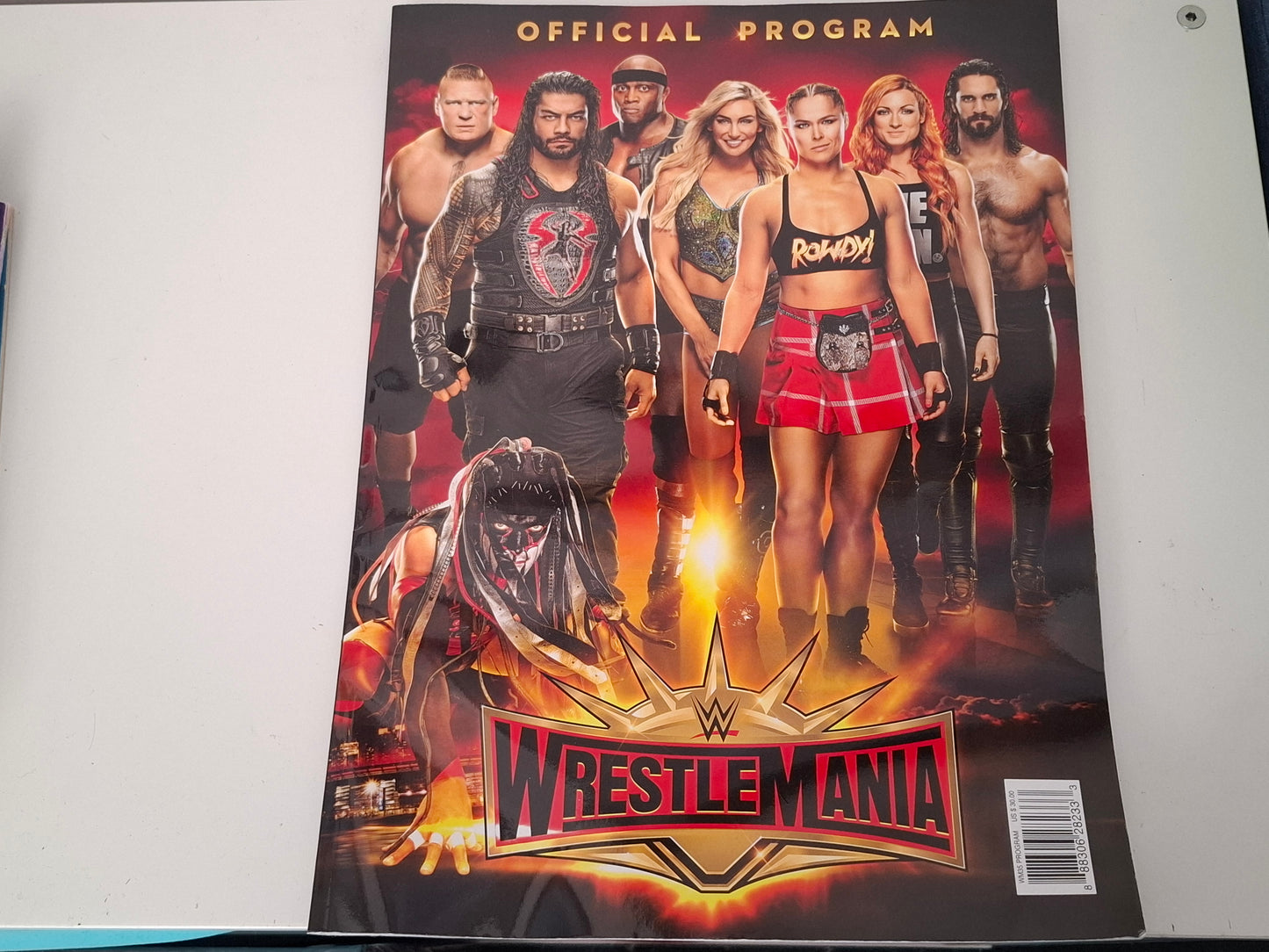 WWF / WWE Wrestling - Wrestlemania 35 - Official Event Program (2019)