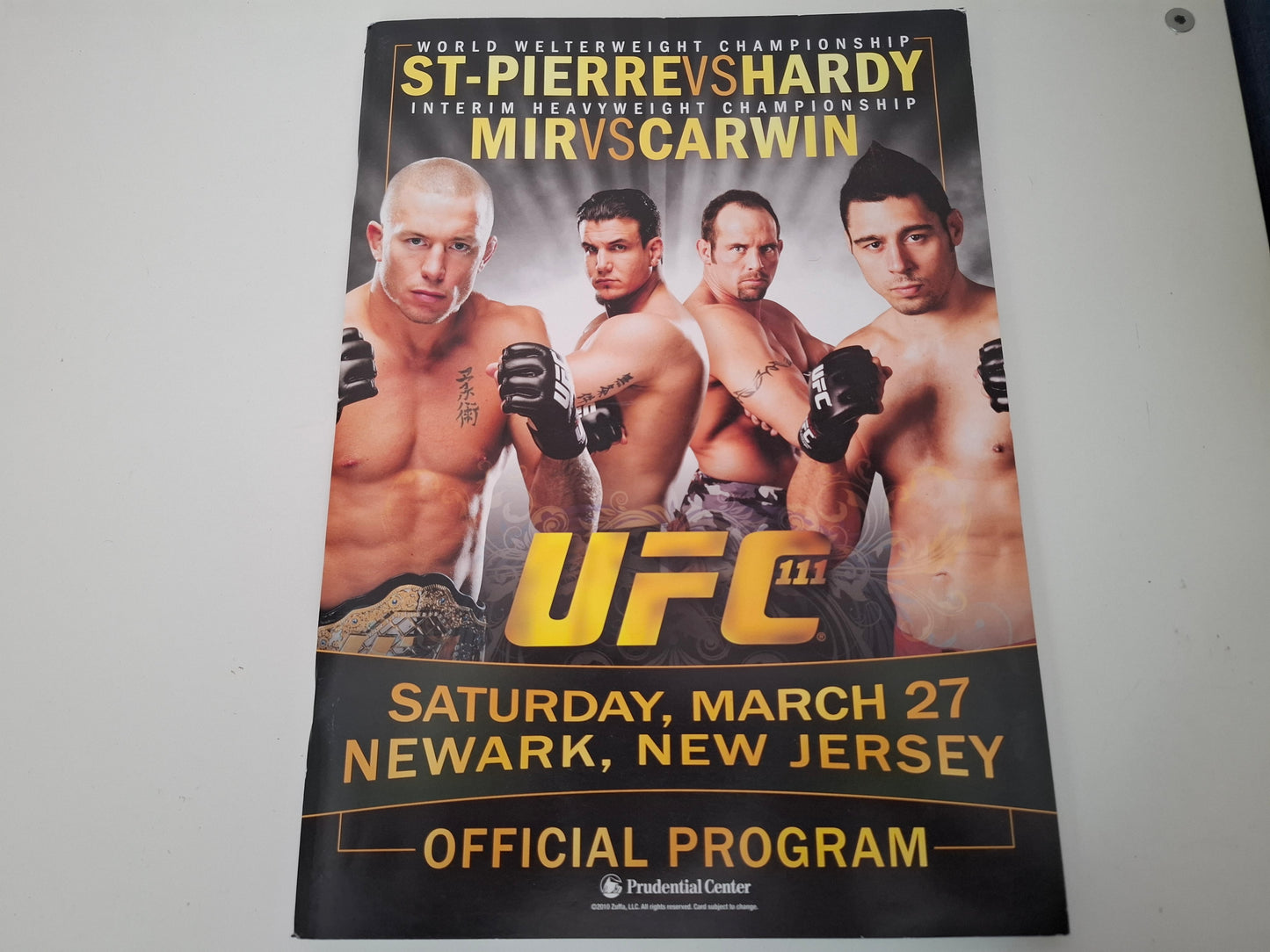 UFC 111 - St-Pierre Vs Hardy - Official Event Program (2010)
