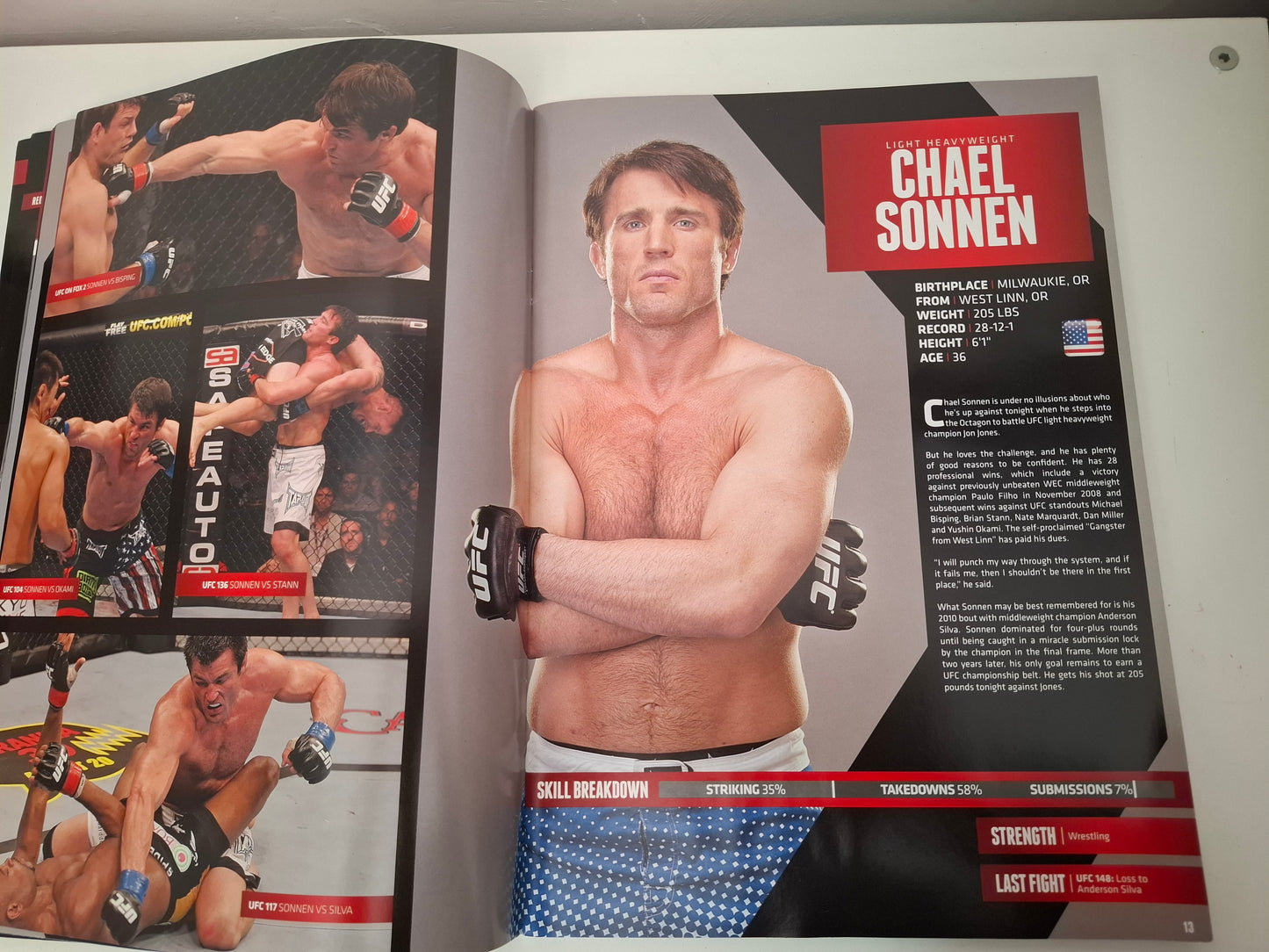 UFC 159 - Jones Vs Sonnen - Official Event Program (2013)