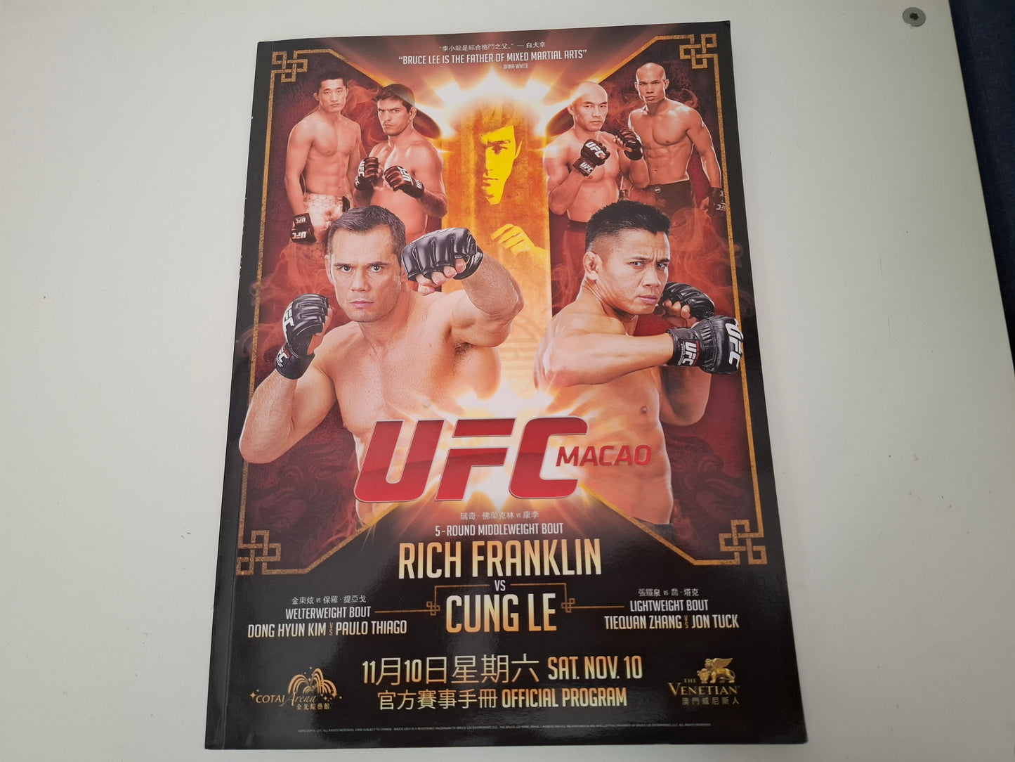 UFC on Fuel Tv 6 - Macao (CHN) - Franklin Vs Le - Official Event Program (2012)
