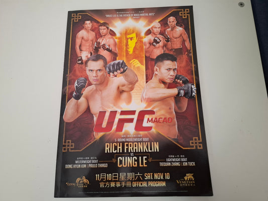UFC on Fuel Tv 6 - Macao (CHN) - Franklin Vs Le - Official Event Program (2012)