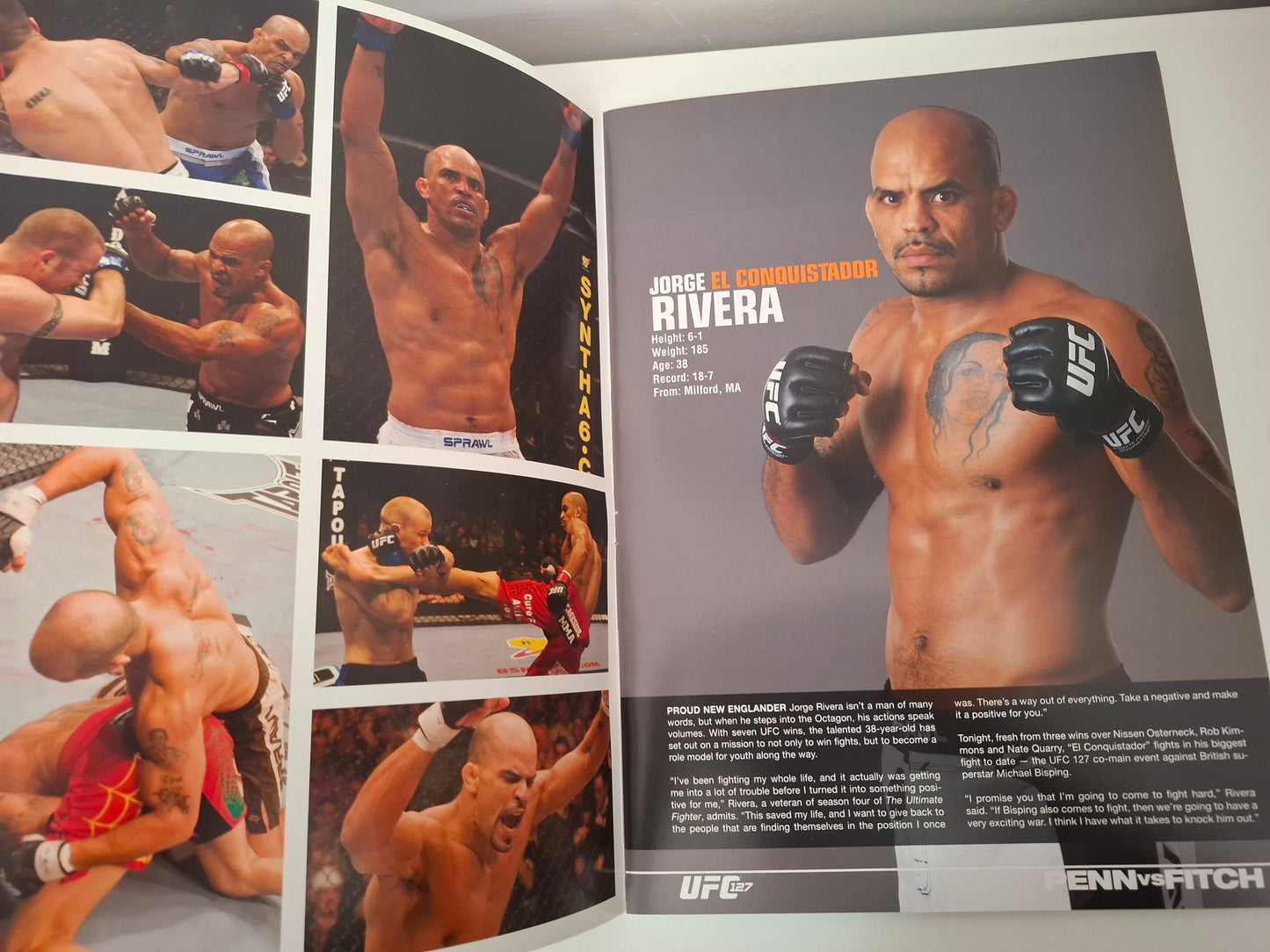 UFC 127 (AUS) - Penn Vs Fitch - Official Event Program (2011)