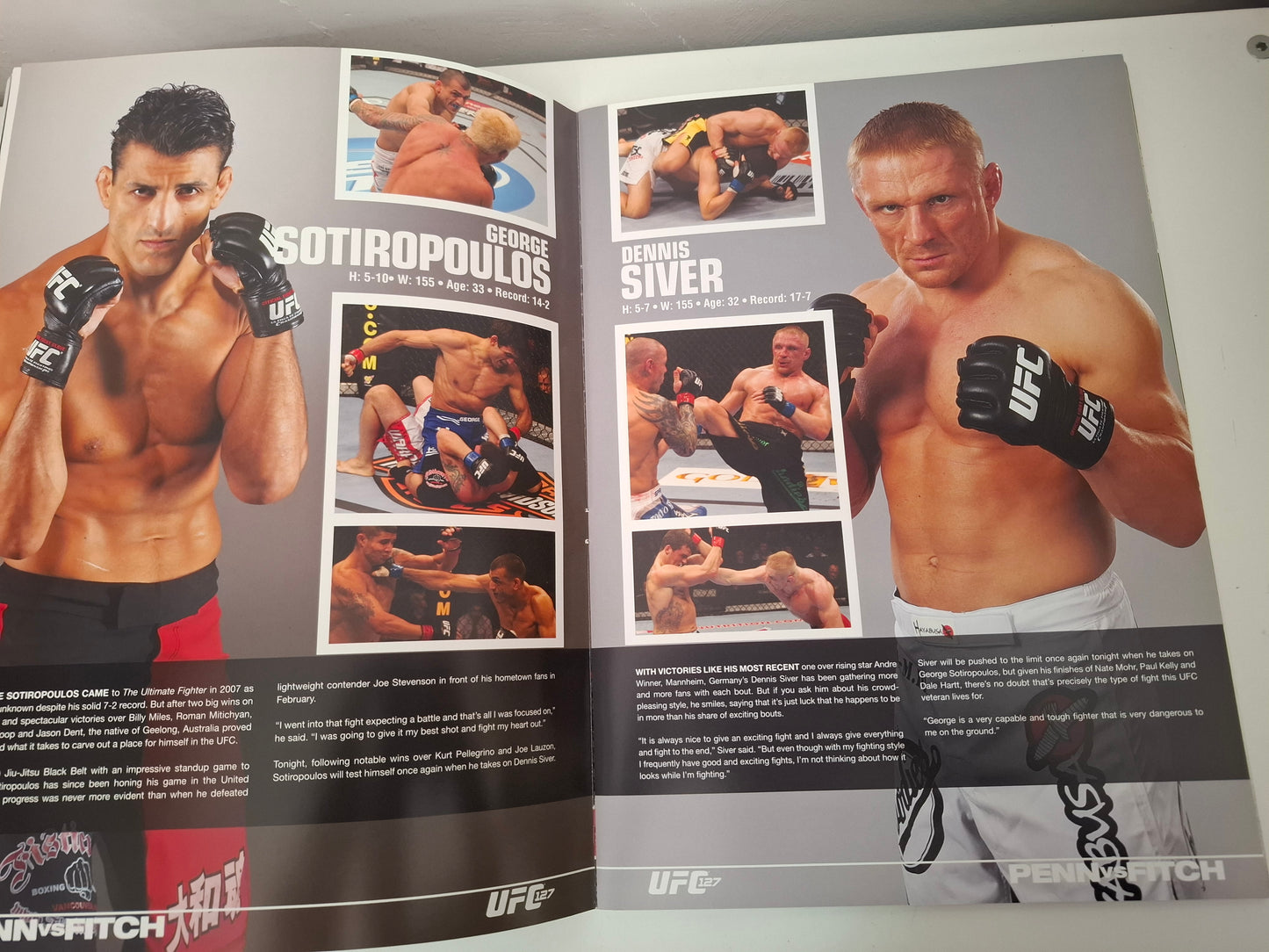 UFC 127 (AUS) - Penn Vs Fitch - Official Event Program (2011)