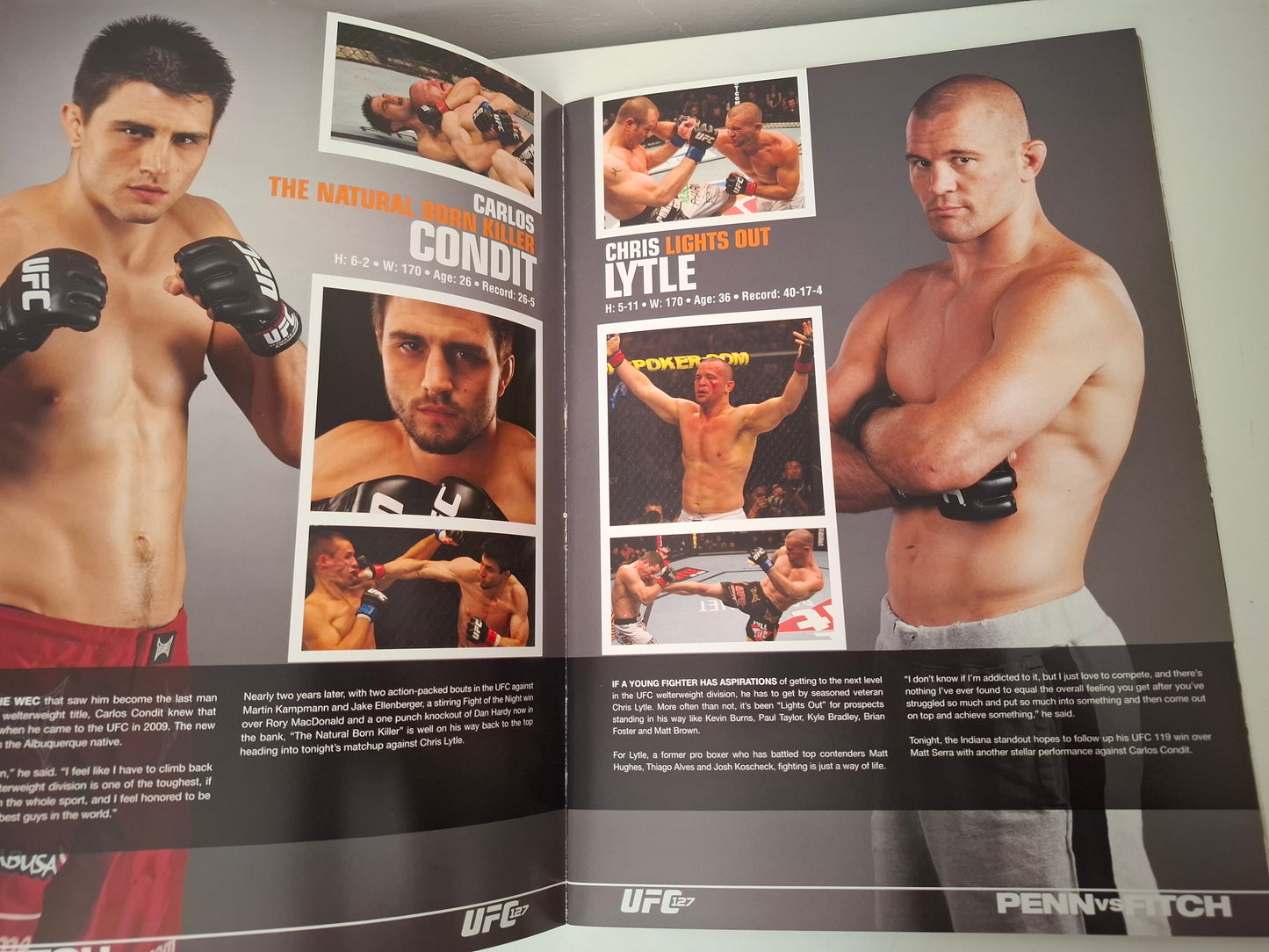 UFC 127 (AUS) - Penn Vs Fitch - Official Event Program (2011)
