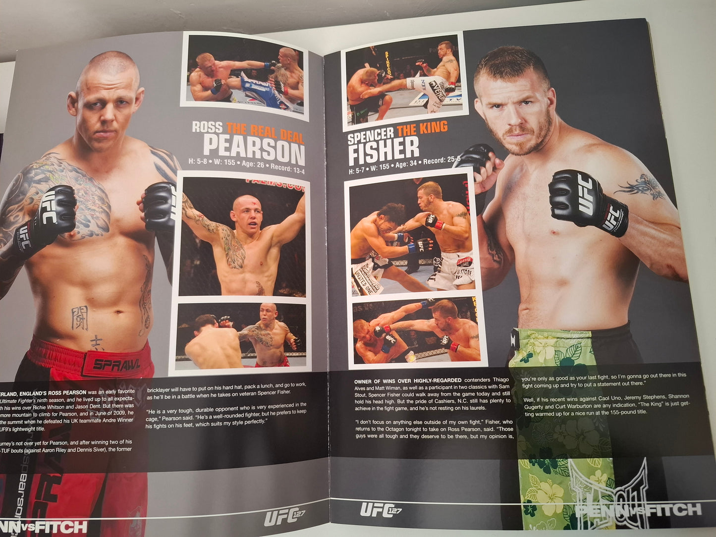 UFC 127 (AUS) - Penn Vs Fitch - Official Event Program (2011)