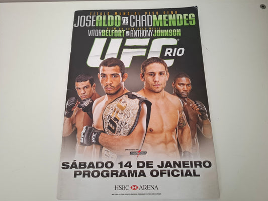 UFC 142 (BRA) - Aldo Vs Mendes - Official Event Program (2012)