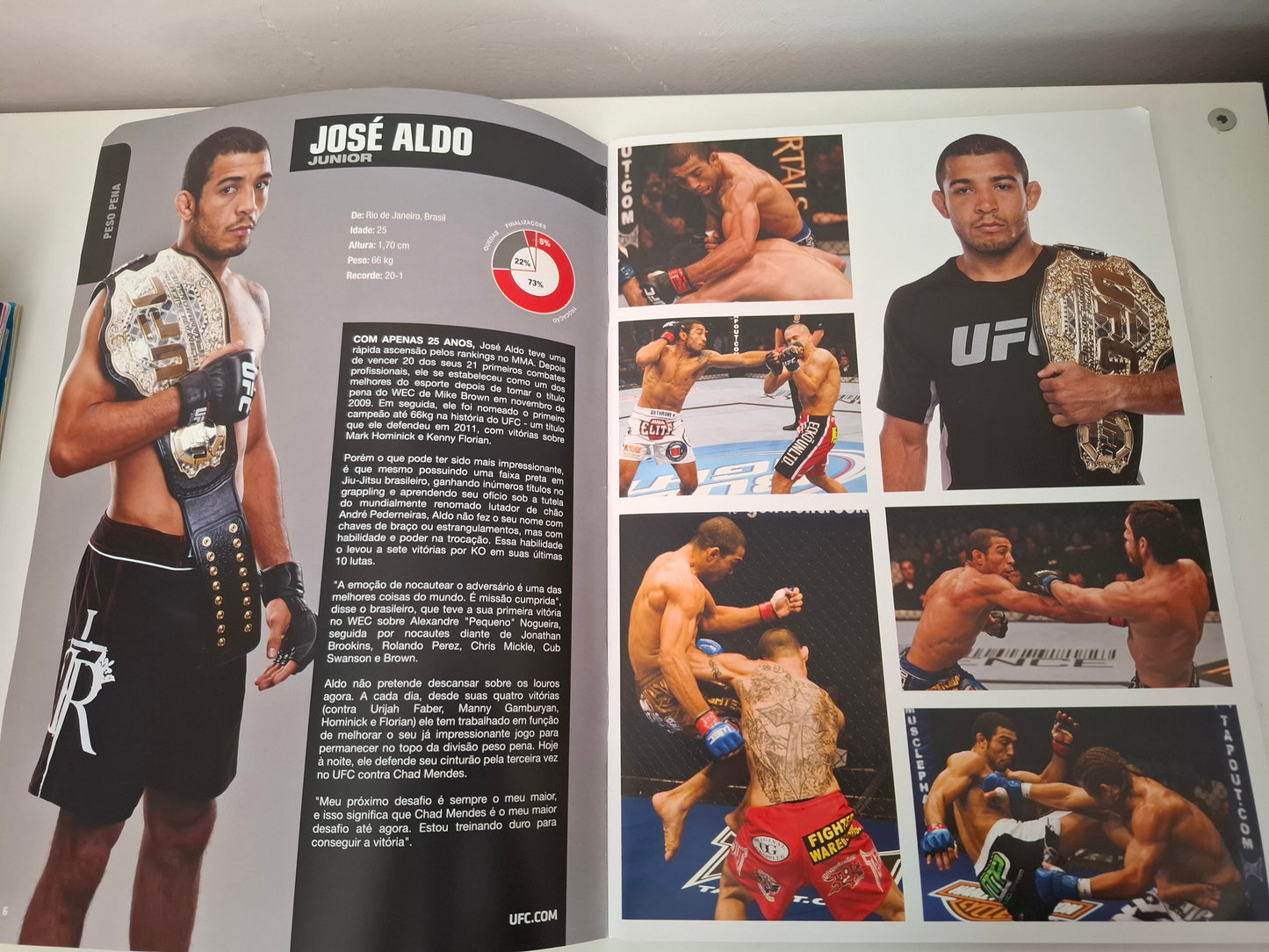 UFC 142 (BRA) - Aldo Vs Mendes - Official Event Program (2012)