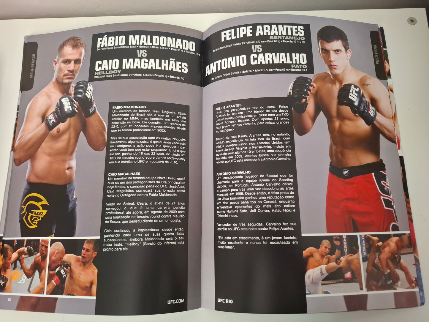 UFC 142 (BRA) - Aldo Vs Mendes - Official Event Program (2012)