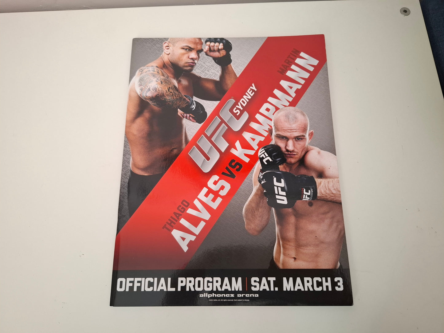 UFC on FX 2 (AUS) - Alves Vs Kampmann - Official Event Program (2012)